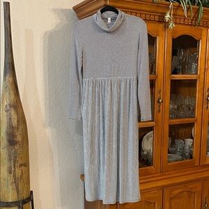 FLAMINGO 🦩URBAN MAXI SZ LARGE HIGH WAIST BUTTERY SOFT PULL ON DRESS ~ LIKE NEW